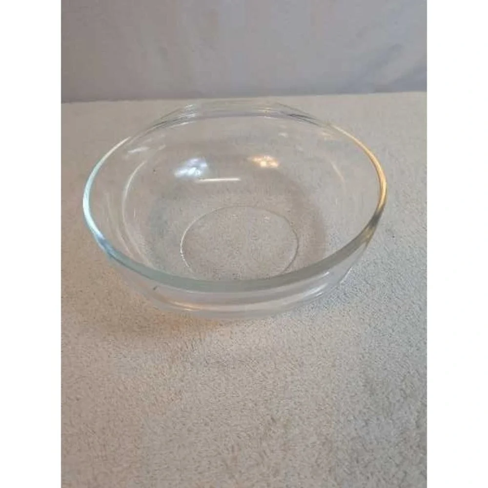 Pyrex Bowl Clear Glass Oven Microwave Safe Vintage Kitchenware
